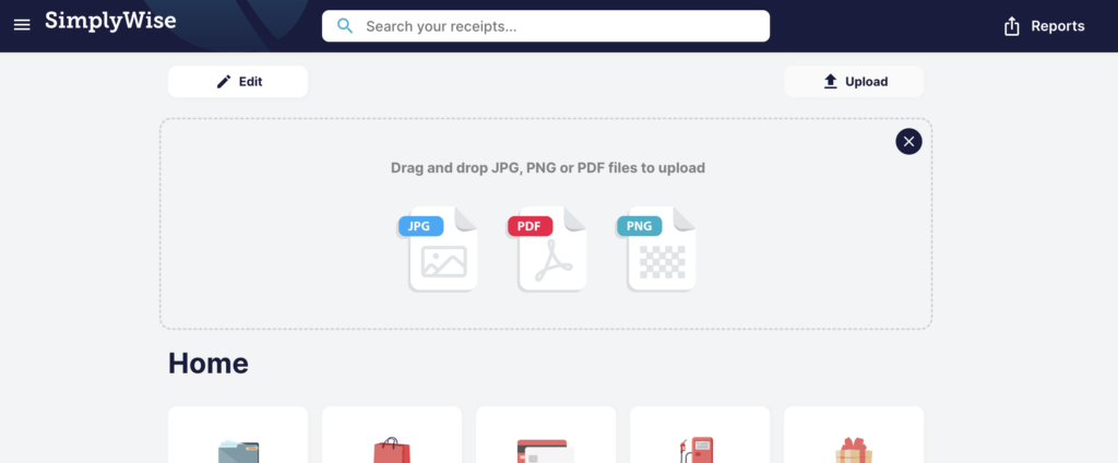 upload pdf in simplywise